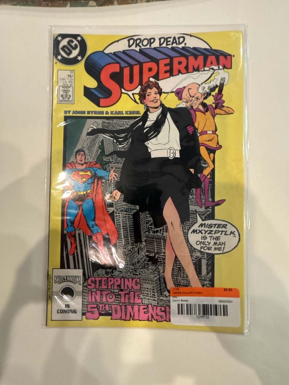 DC Comics Superman # 11 Novembe 1987 in Very